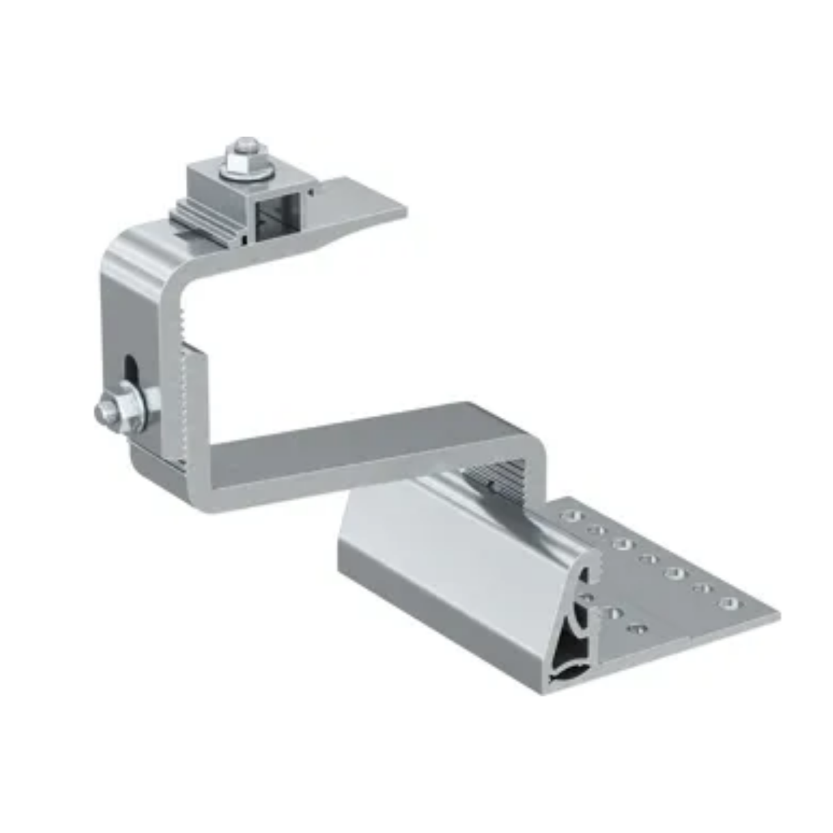 Multi-Adjustable Aluminum Roof Hook for Tiled Solar Mounting