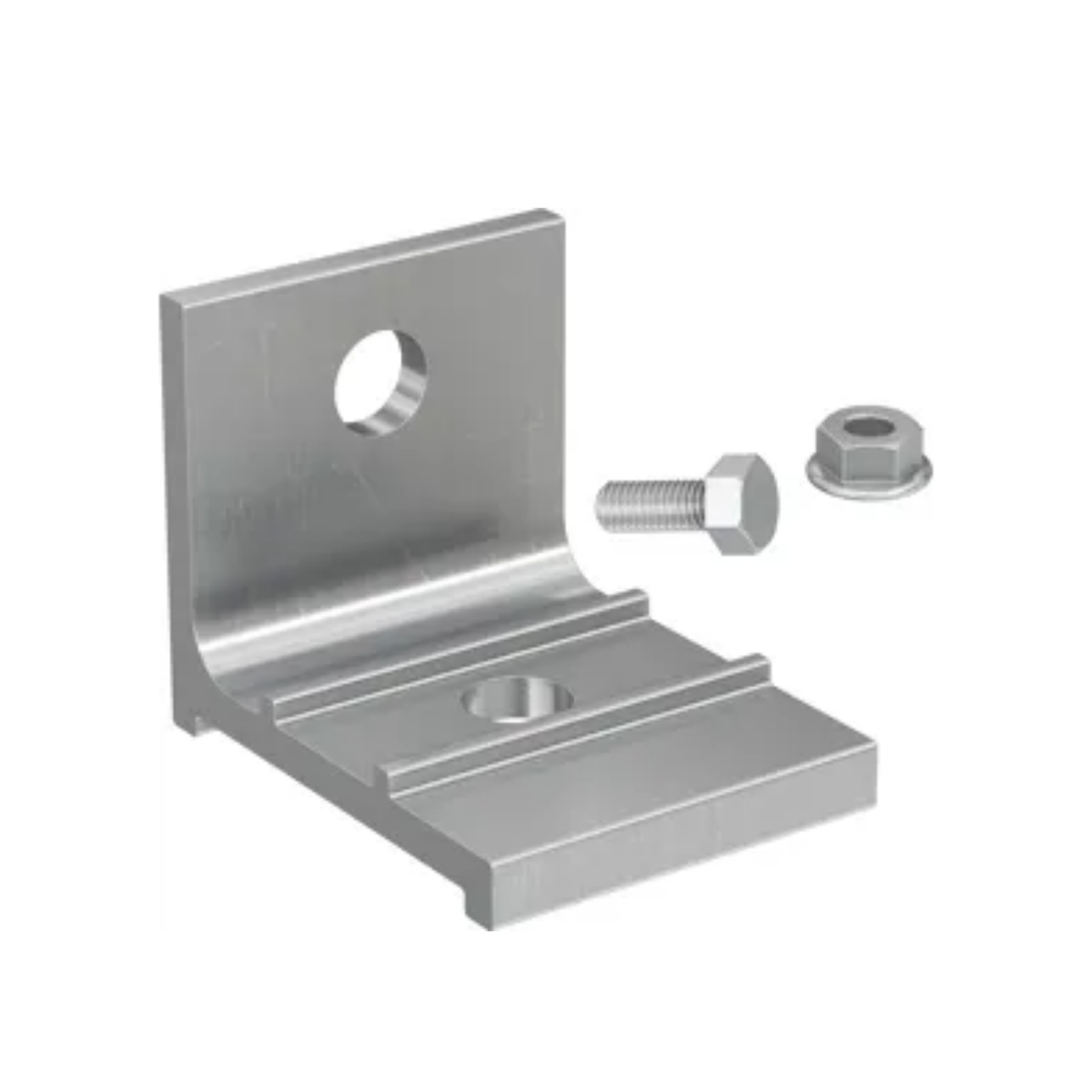 Serrated L-Foot Adapter Bracket for Solar Racking