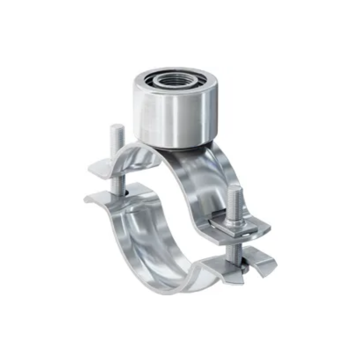 Unlined Heavy-Duty Metal Pipe Clamp