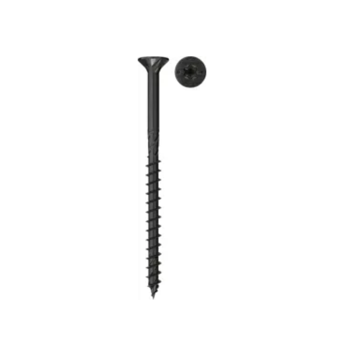 Black Oxide Countersunk Structural Wood Screw