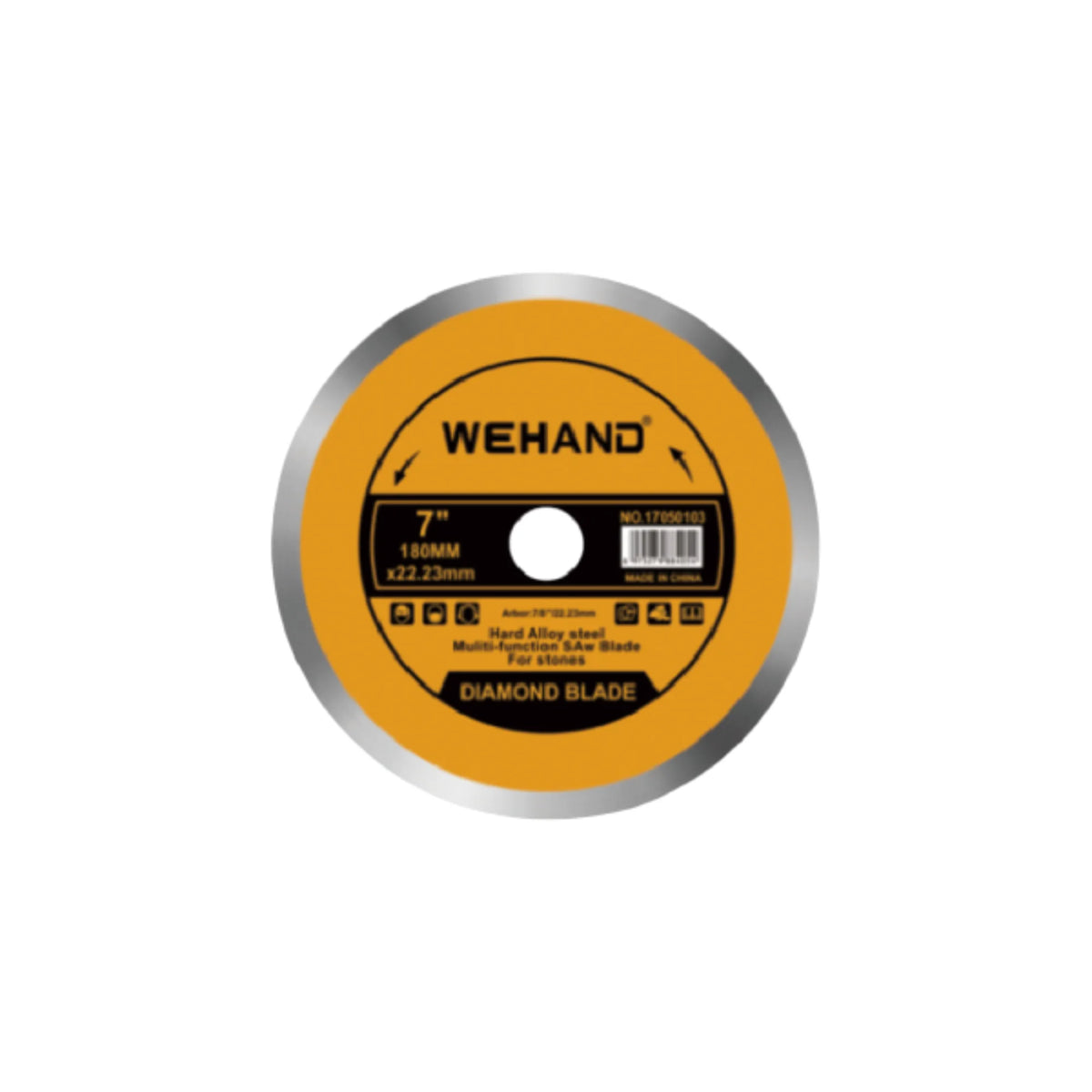7-Inch Continuous Rim Diamond Blade