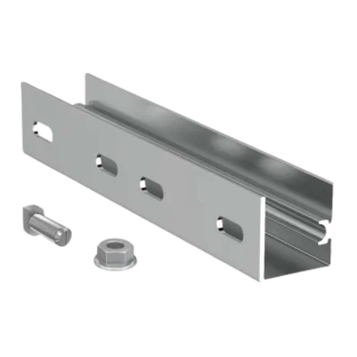Slotted U-Channel Connector Shoe