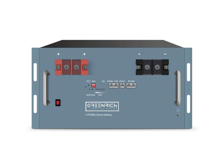 Greenrich U-P5000 48v Lithium Battery Rack Mount .
