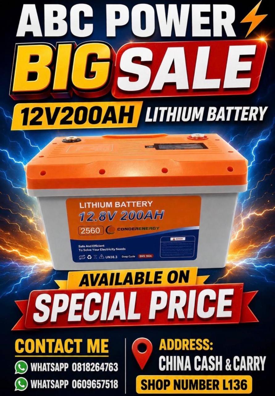 12.8V 200Ah Lithium Battery –