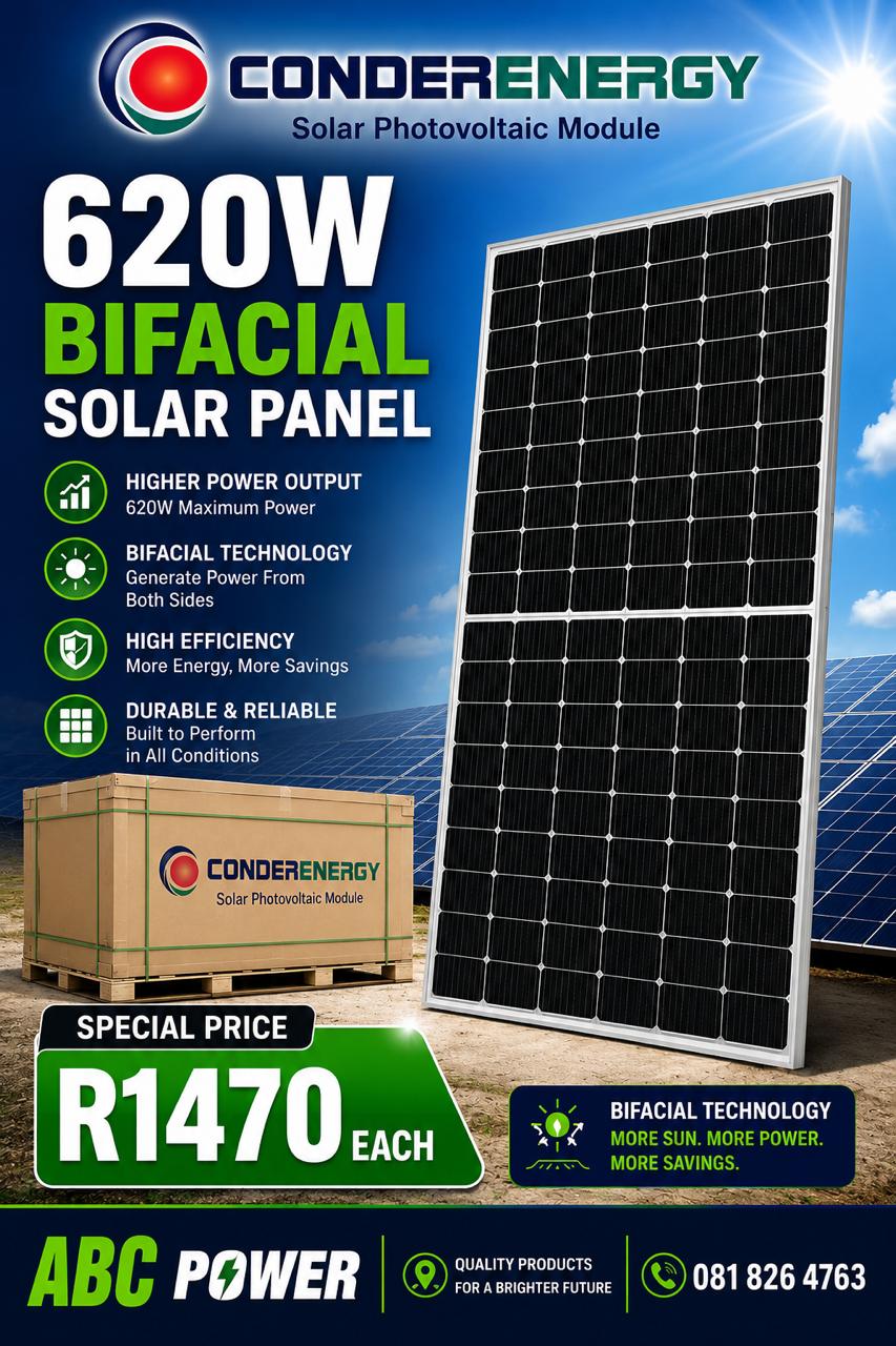 620 BIFACIAL SOLAR PANEL