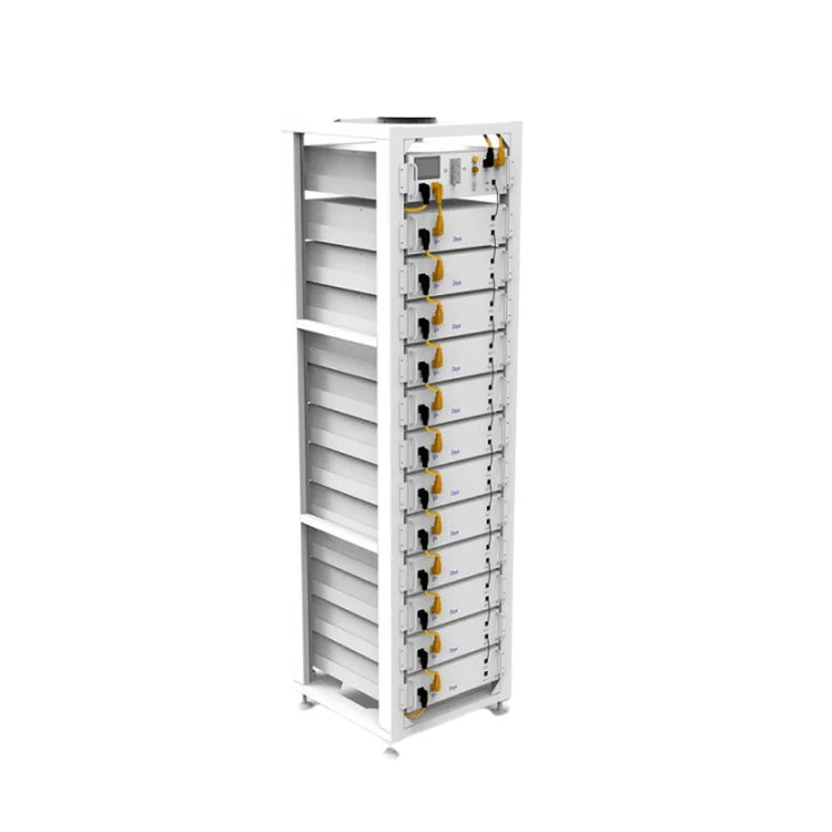 Deye 61.44kwh HV Lithium Battery Set (Includes 12x 5.12kWh battery, 3U Rack and HV control box)